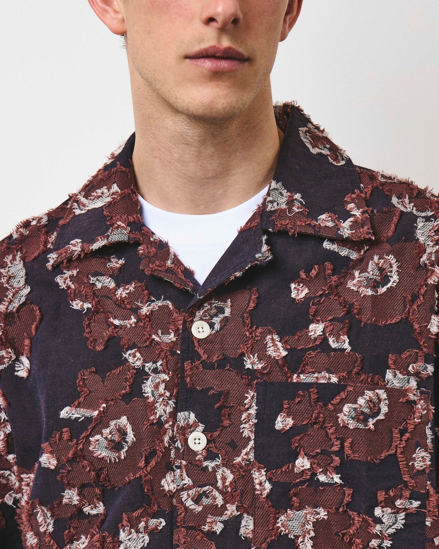 Floral Jacquard Shirt