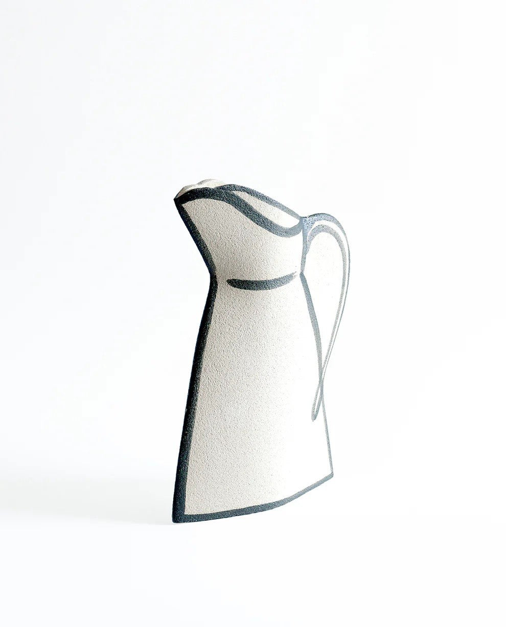 Morandi Pitcher Vase - Black