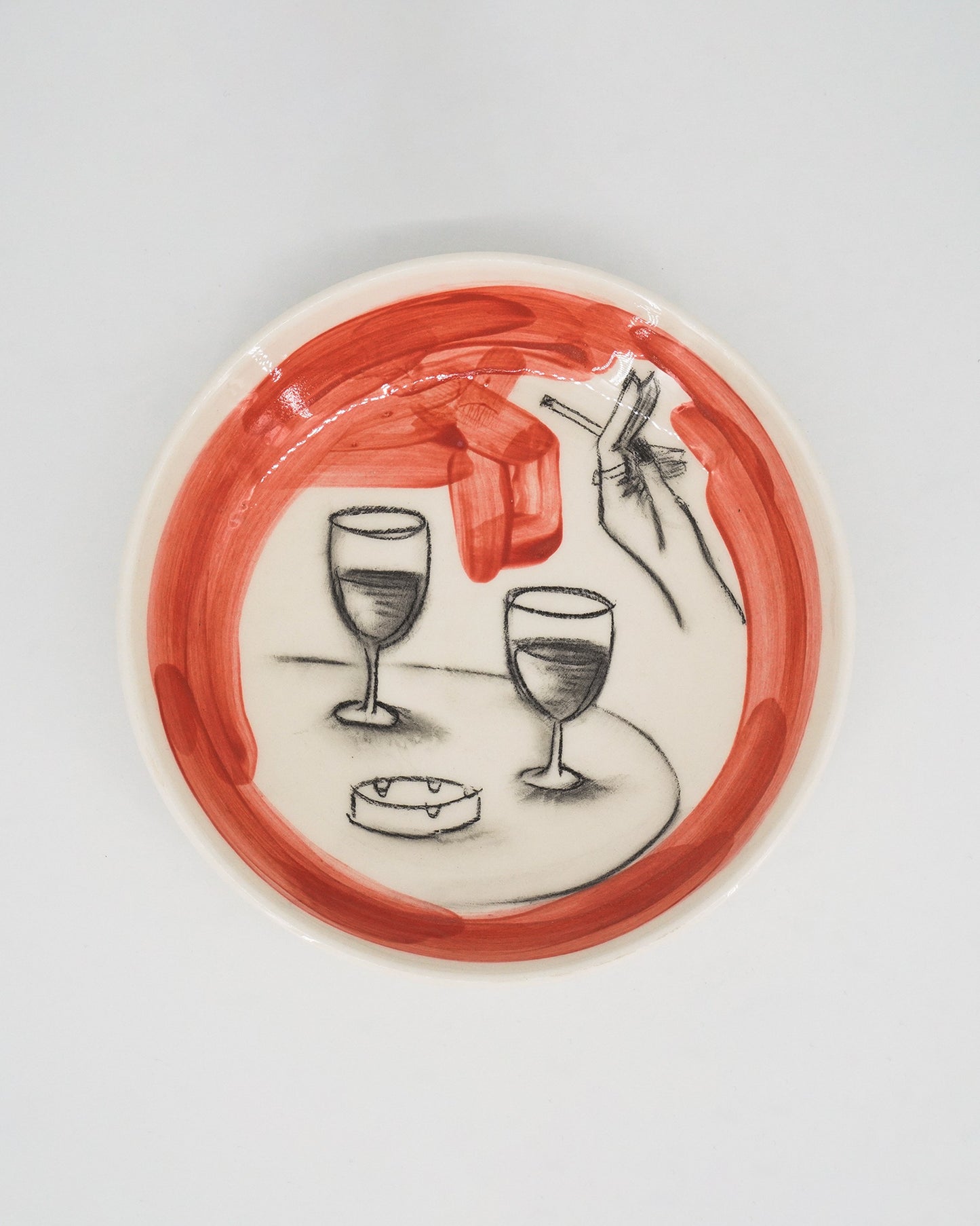 Soup plate - Orange