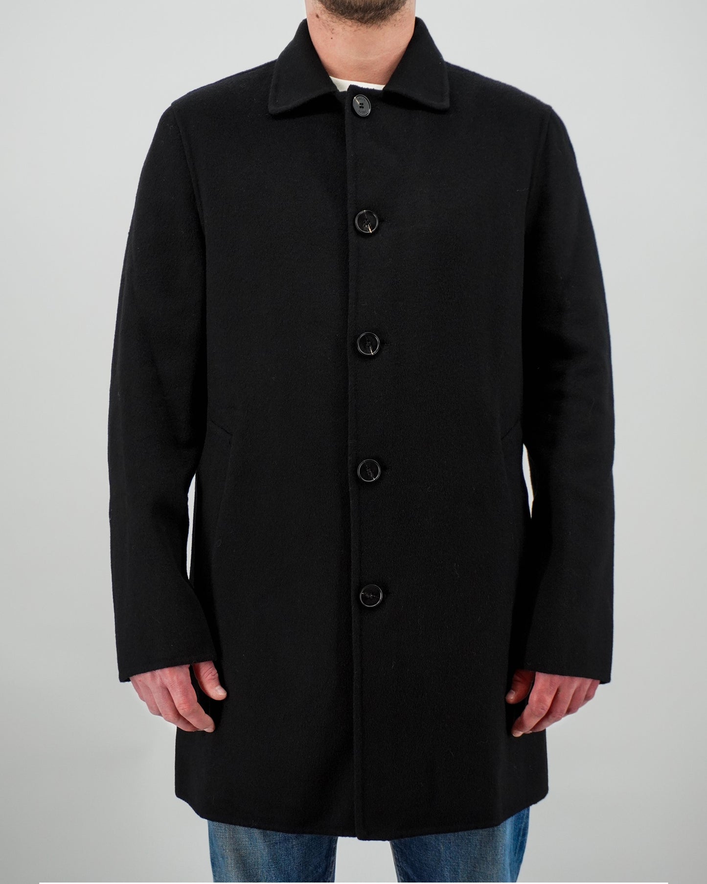 Alfredo db Manteau Long - Black