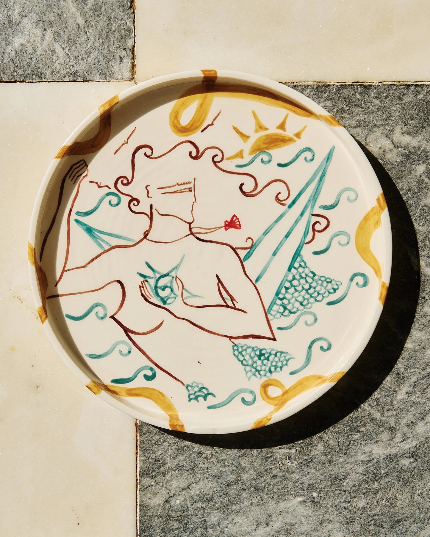 Ceramic Platter - Siren