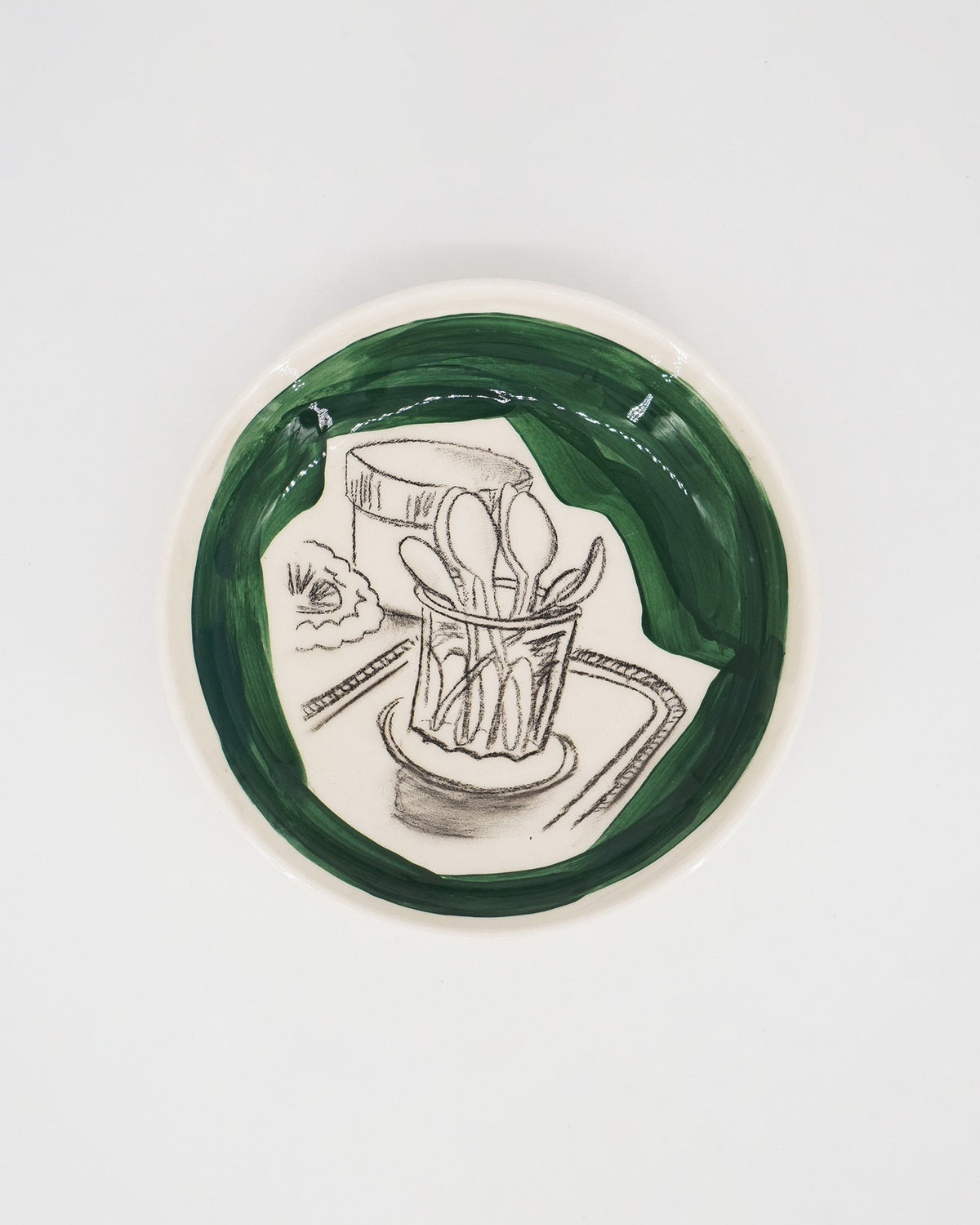 Soup plate - Green