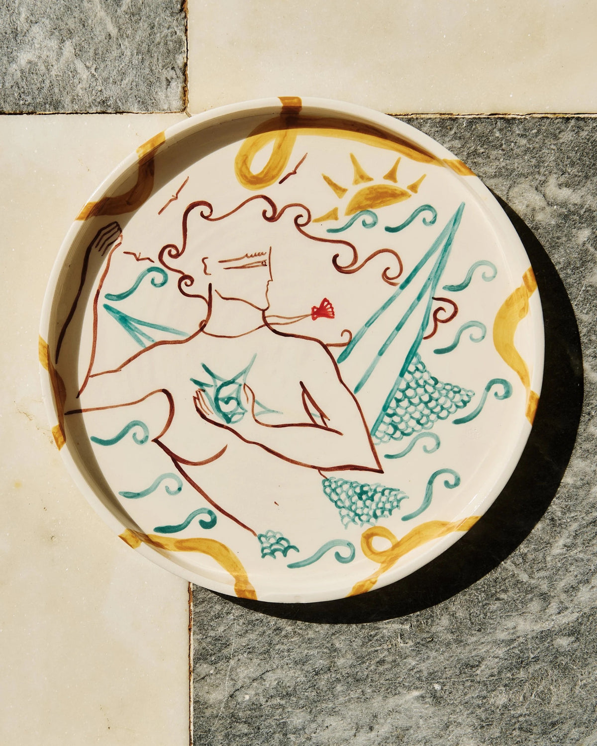 Ceramic Platter - Siren