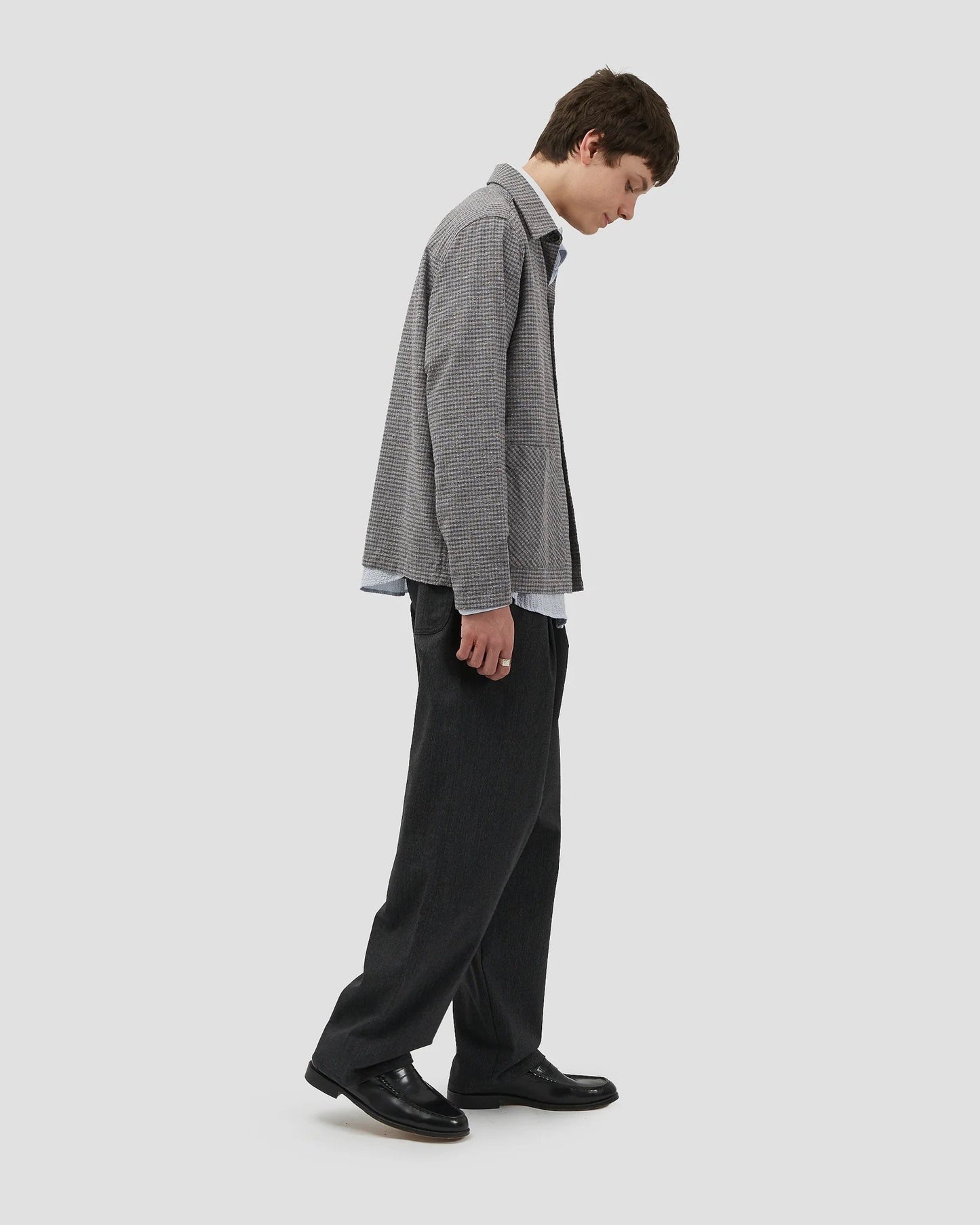 Overshirt Plaid Grey
