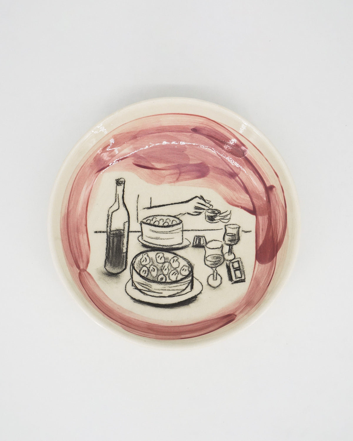 Soup plate - Pinky