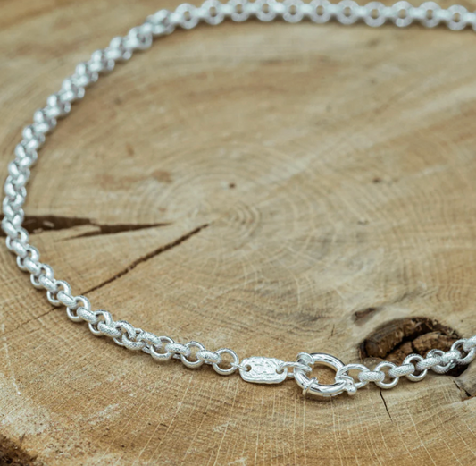 Texture M Chain - Silver