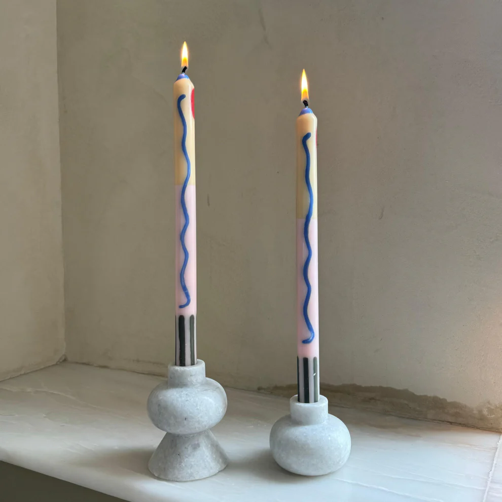 Dinner candles - Majorelle