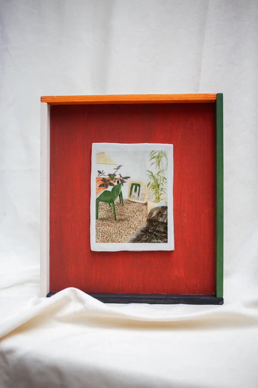 Major Ceramic Painting - His Room Is On Point