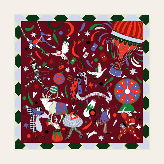 Silk scarf - Cirque d'Hiver