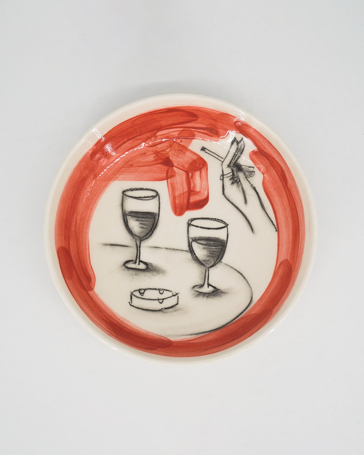 Soup plate - Orange