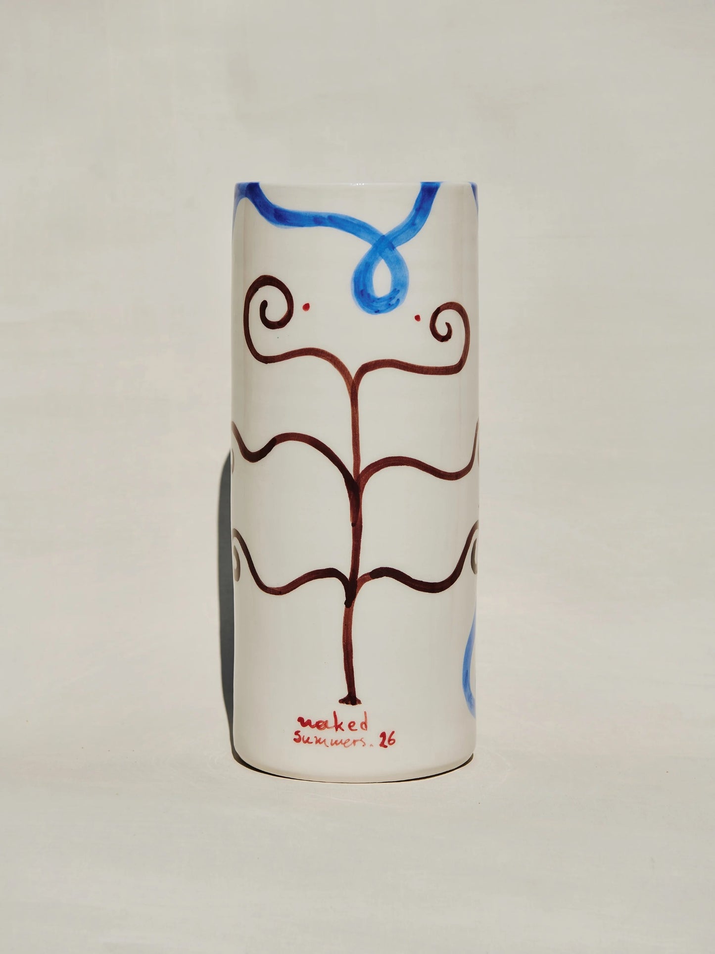 Ceramic Vase - Crab & Moon