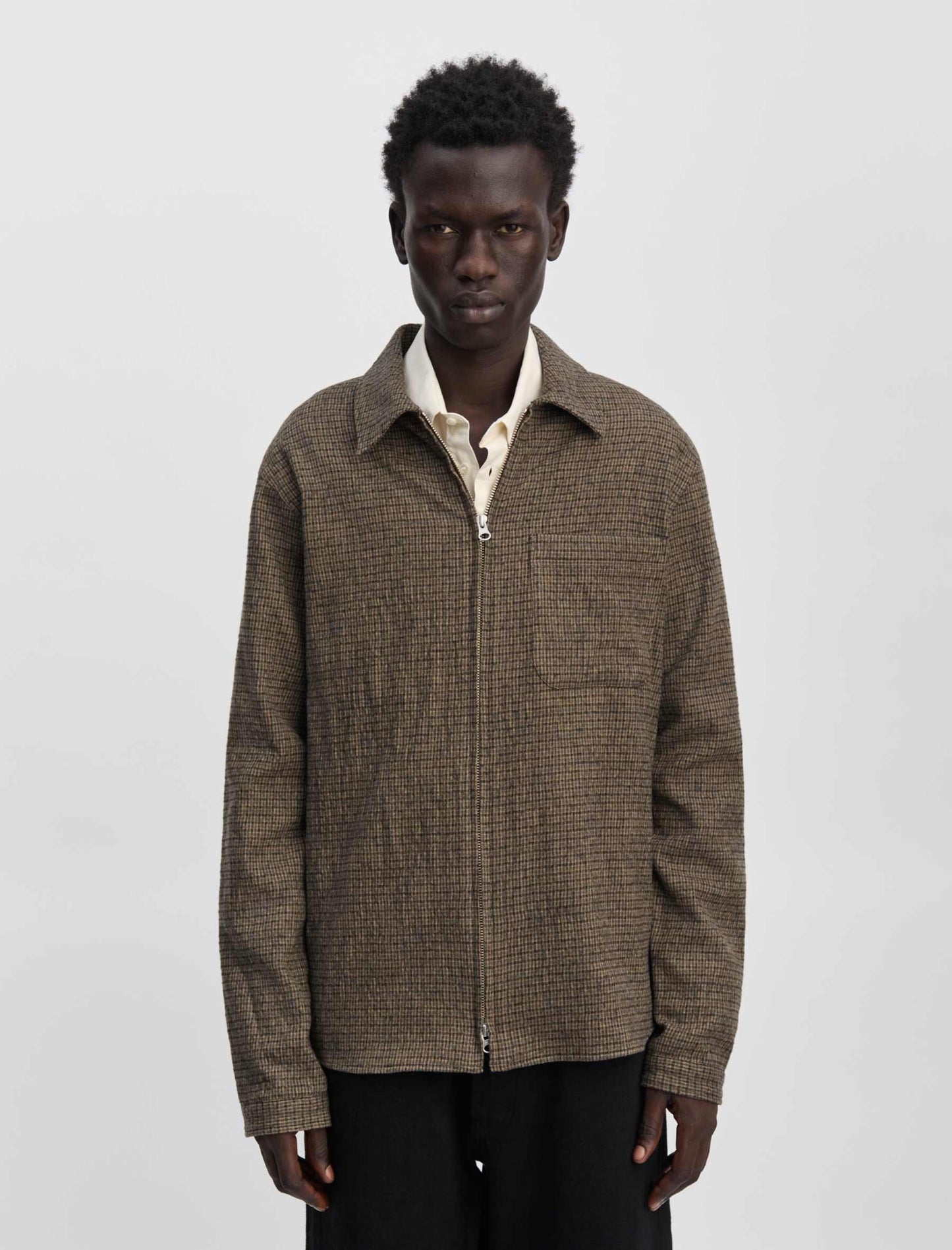 ANOTHER Overshirt 1.0 JPN Tweed Check