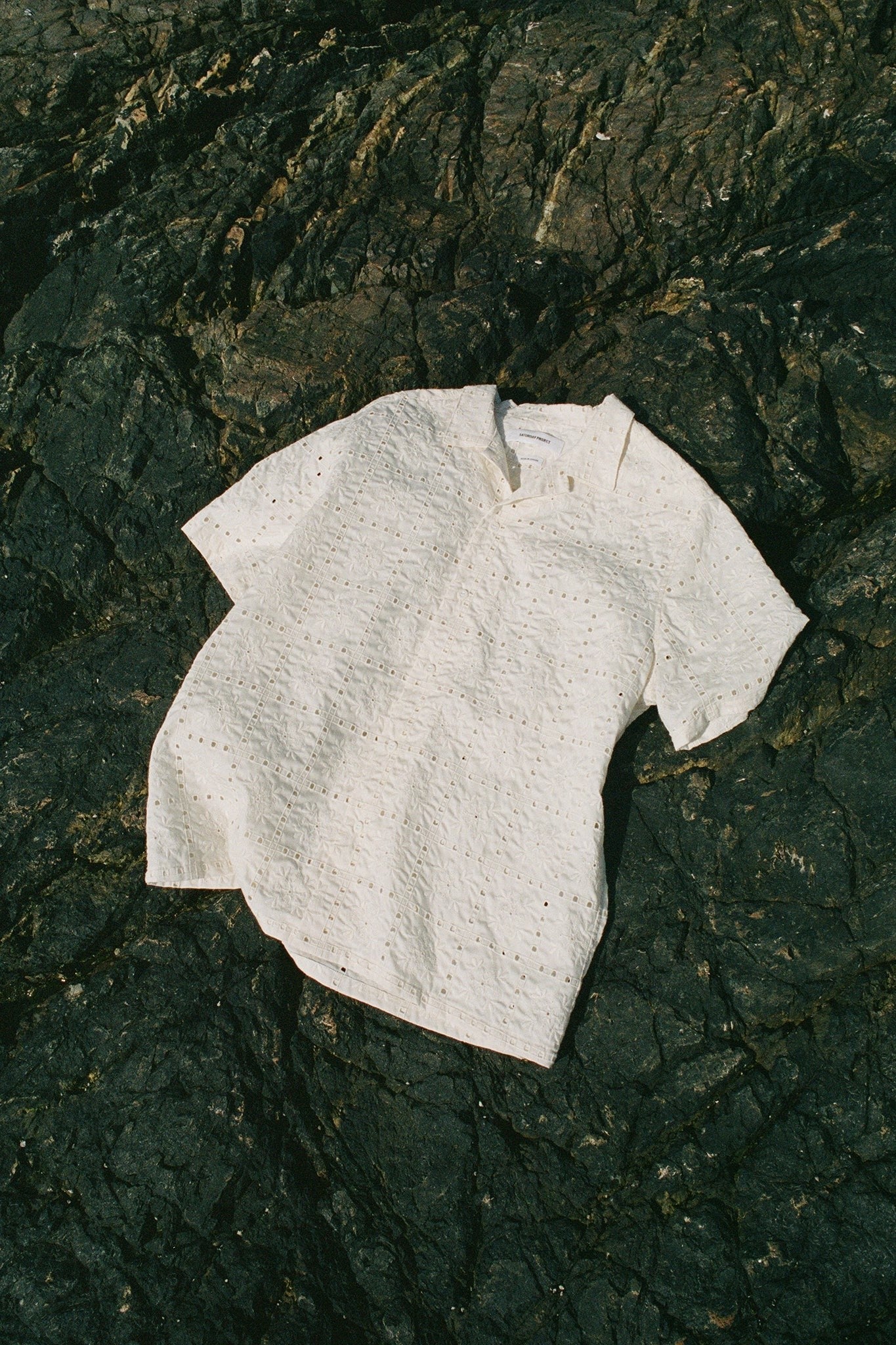 Embroidered Floral Shirt - Ivory