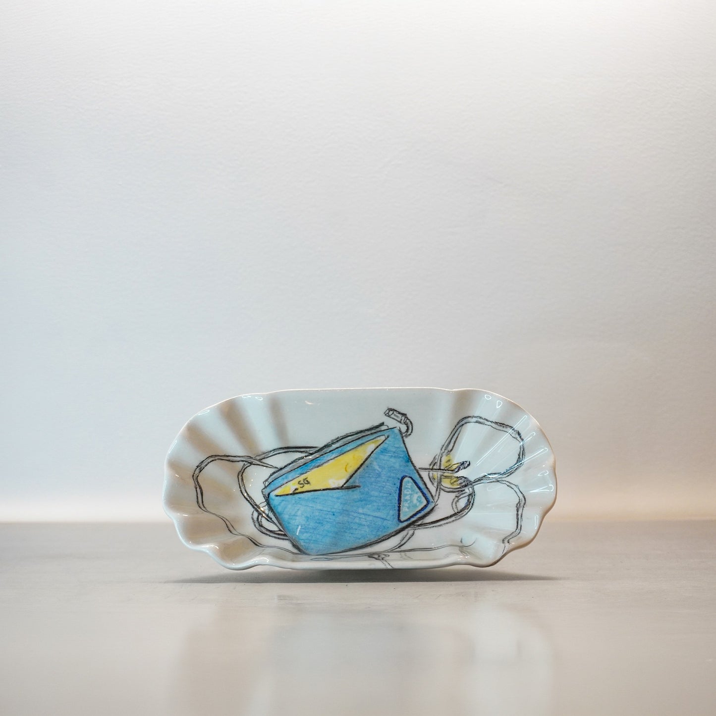 Trinket Tray - Card Holder & Earphones