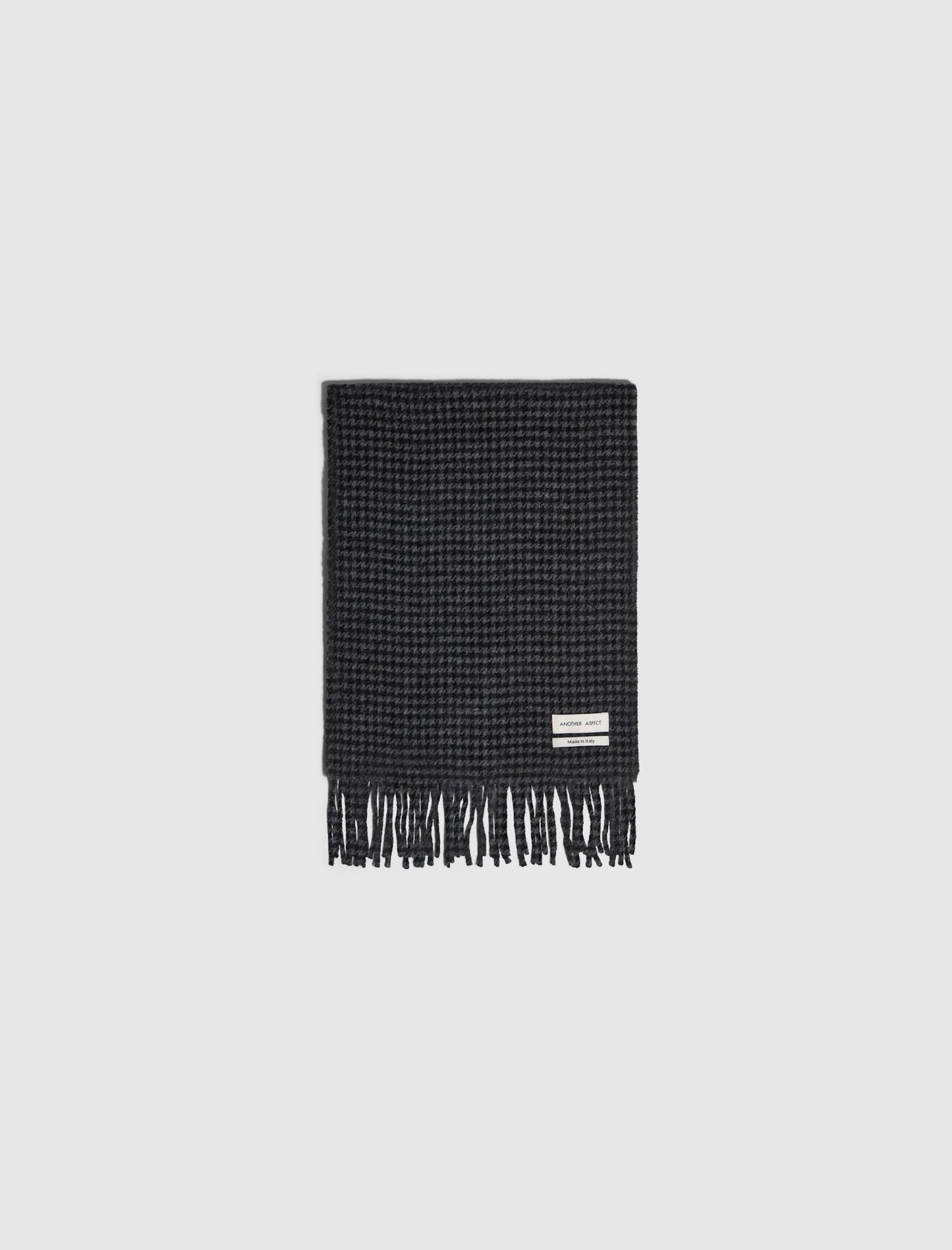ANOTHER Scarf 1.0 Grey Houndstooth