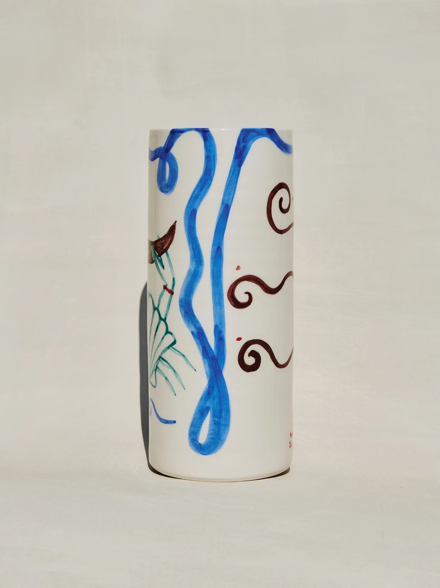 Ceramic Vase - Crab & Moon