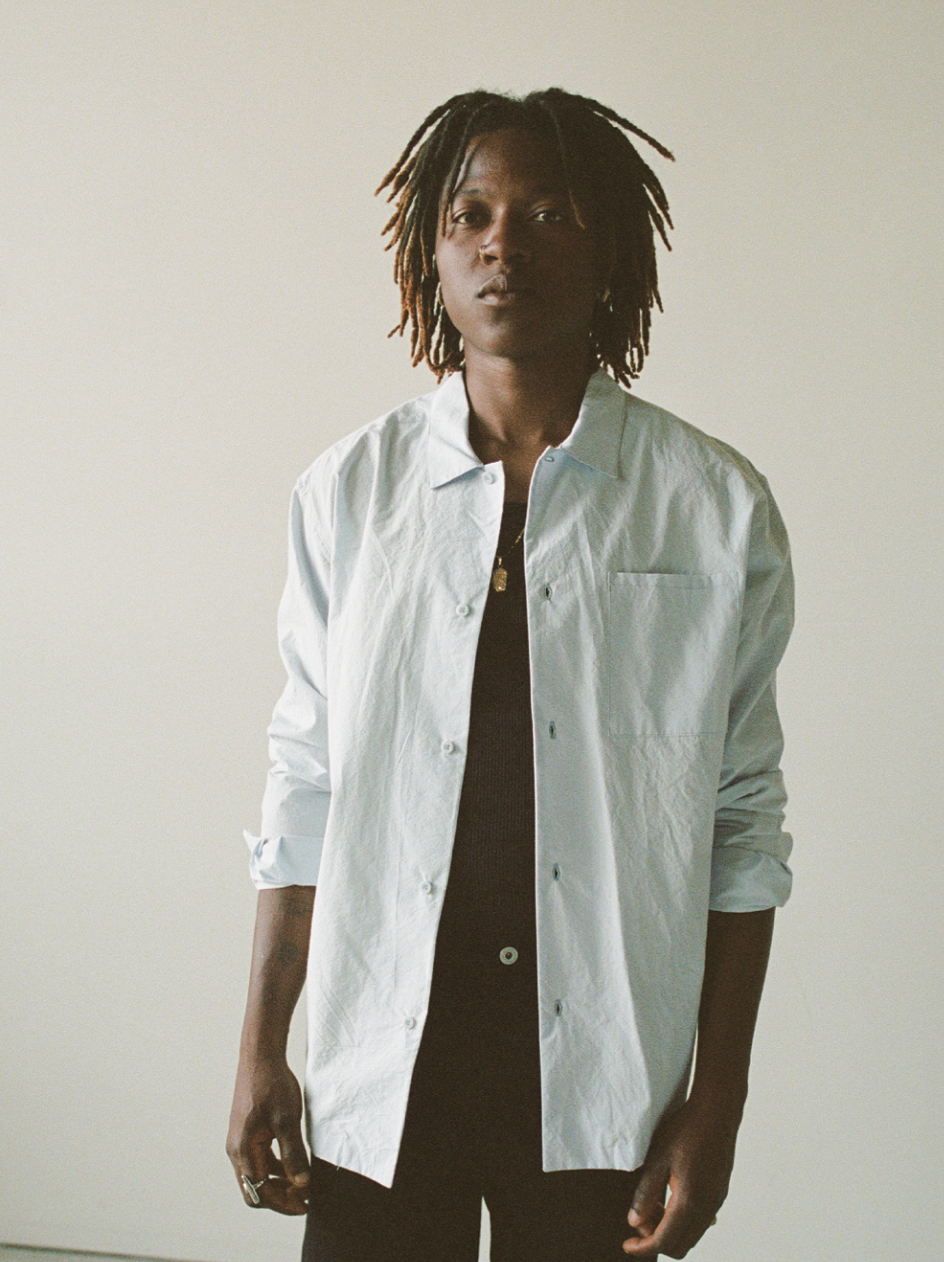Typewriter Shirt - Sky Blue