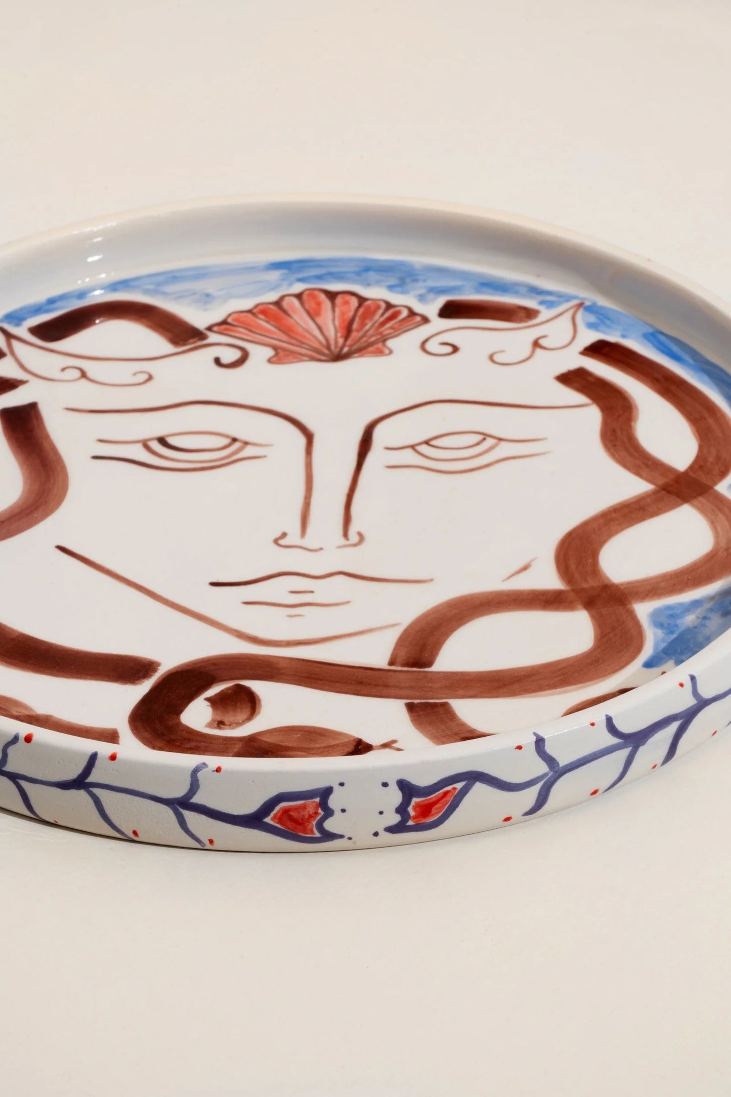 Ceramic Platter - Medusa