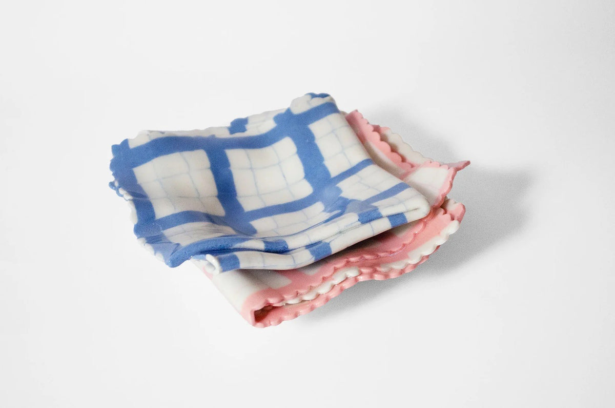 Nerikomi Handkerchief Dish