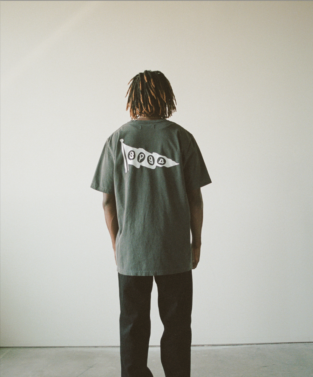 Flag Tee - Charcoal