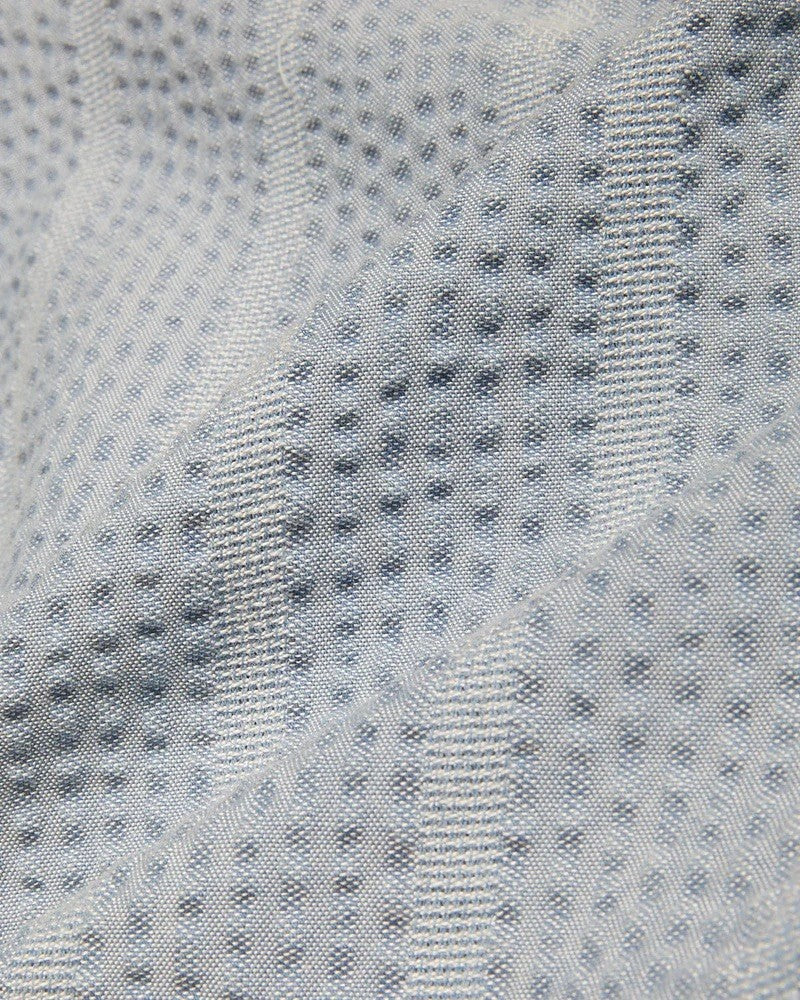 Striped Seersucker Shirt - Indigo