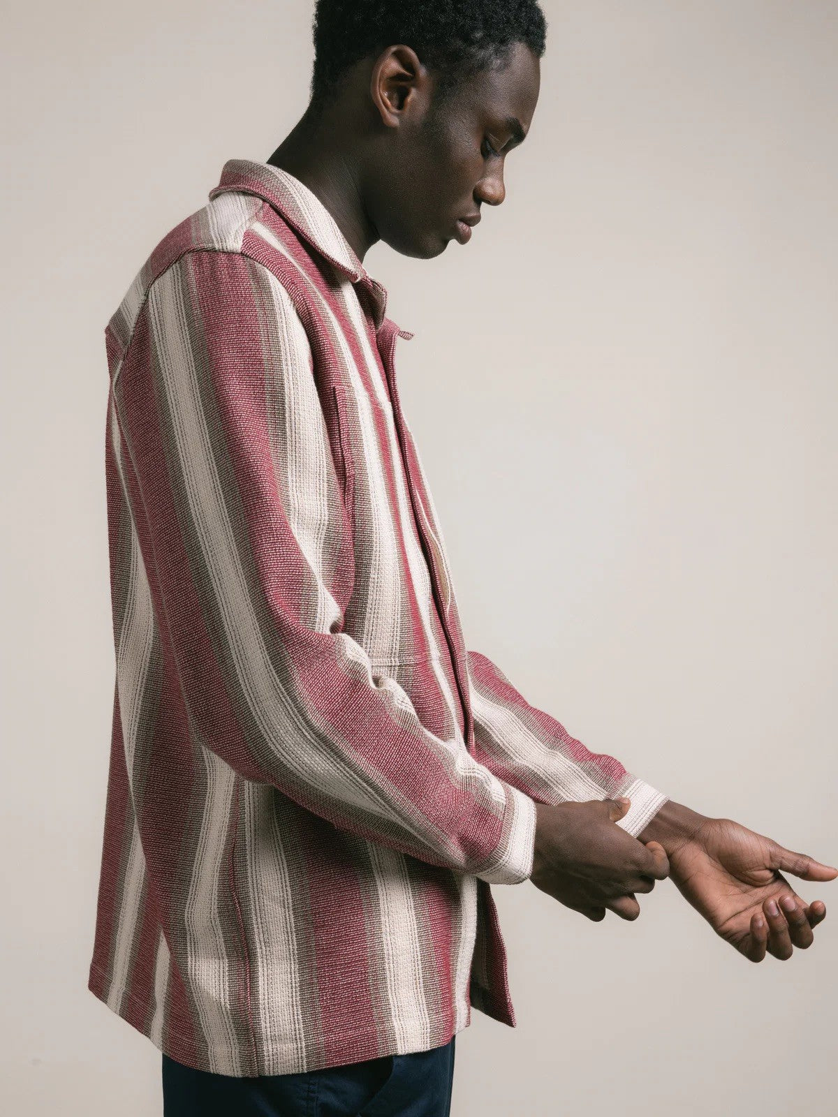 Durno Overshirt Red Brown
