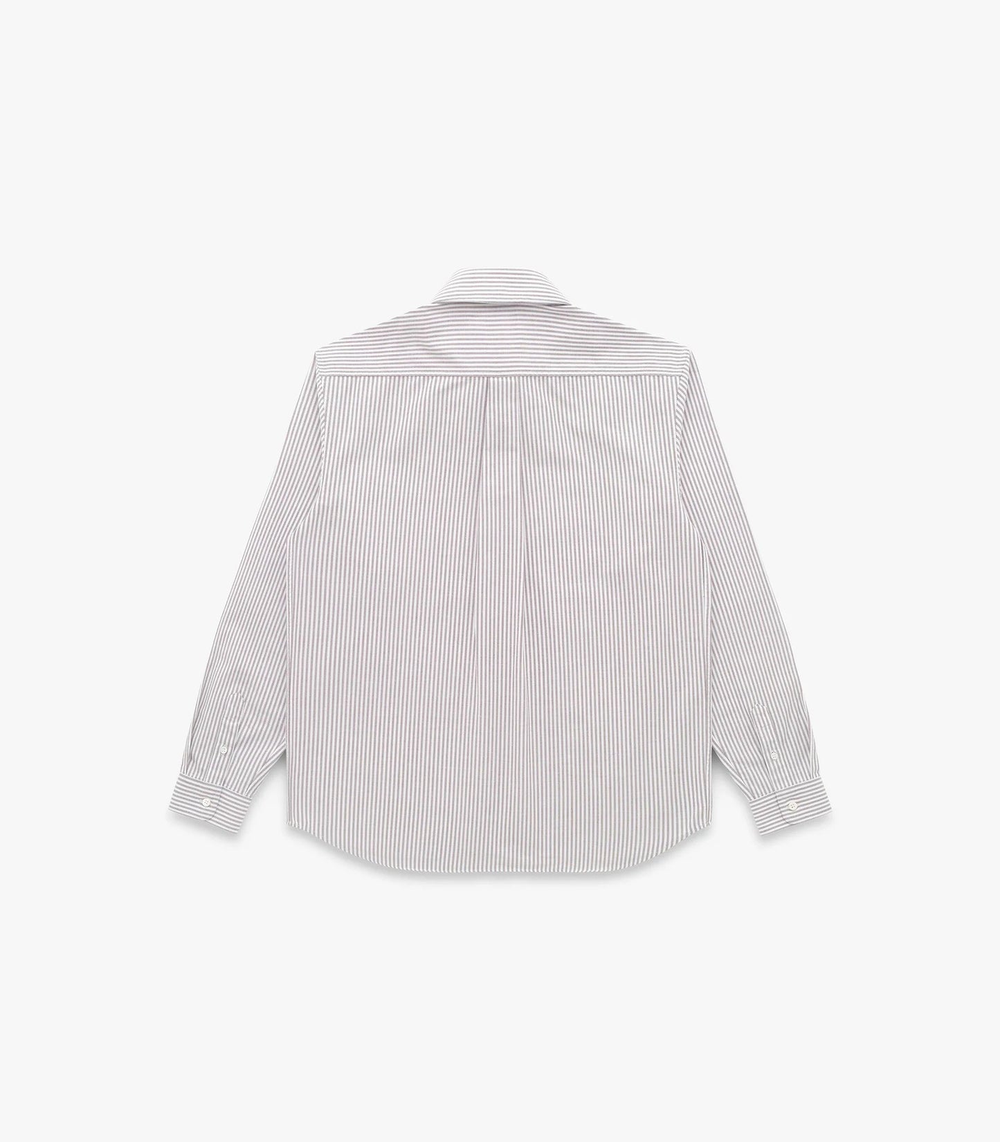 Beefy Cotton Oxford- Brown Stripe