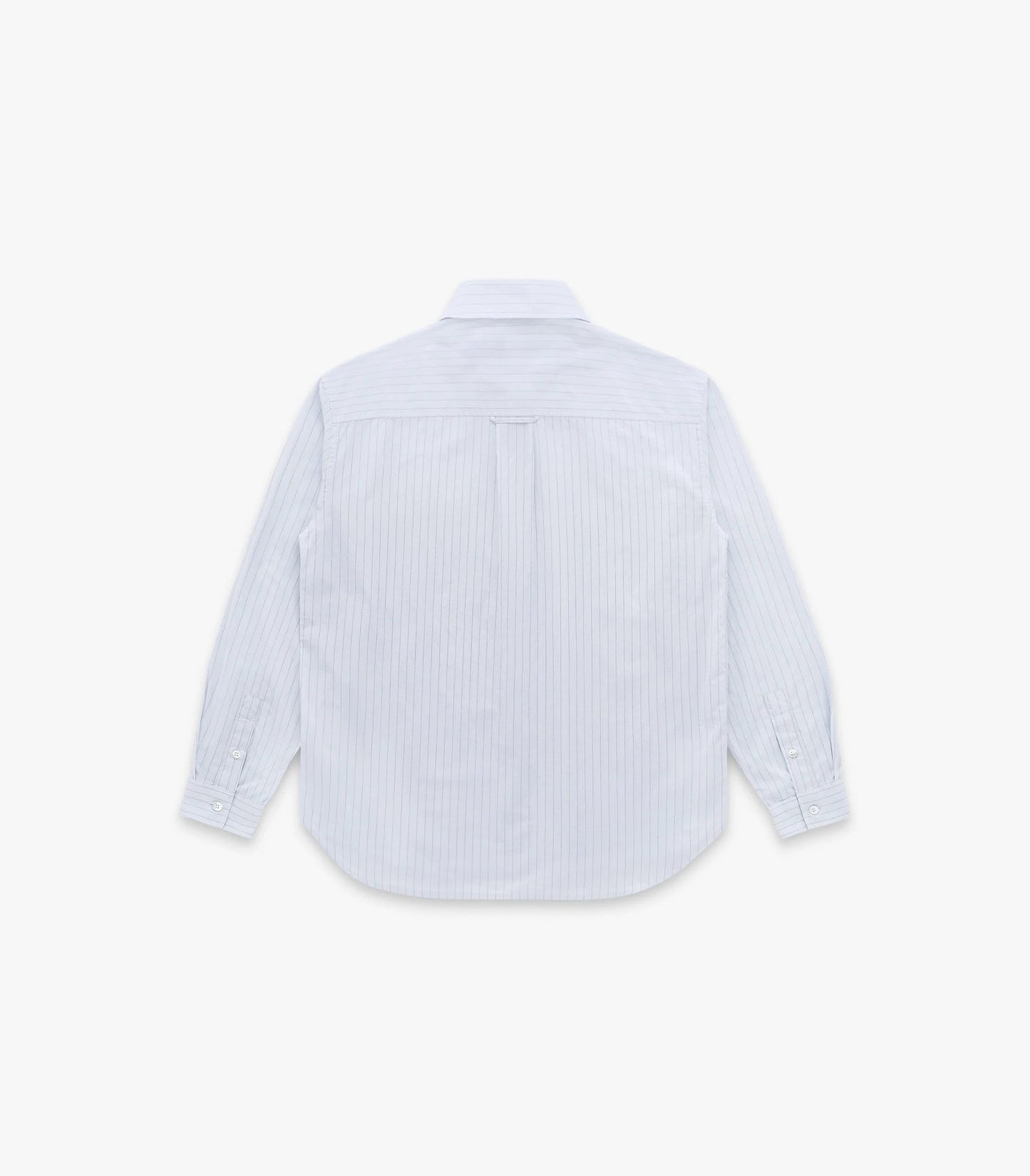 Jones Cotton & Silk Shirt - Light Blue Stripes