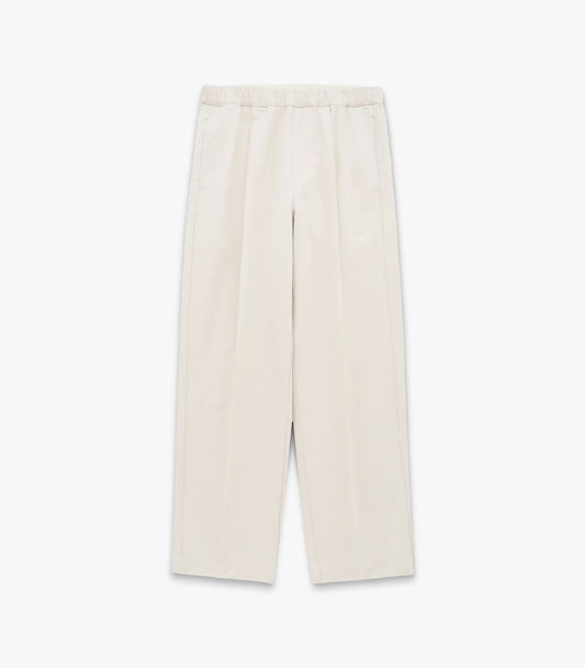 Park Twill Cotton & Linen Pant - Bone