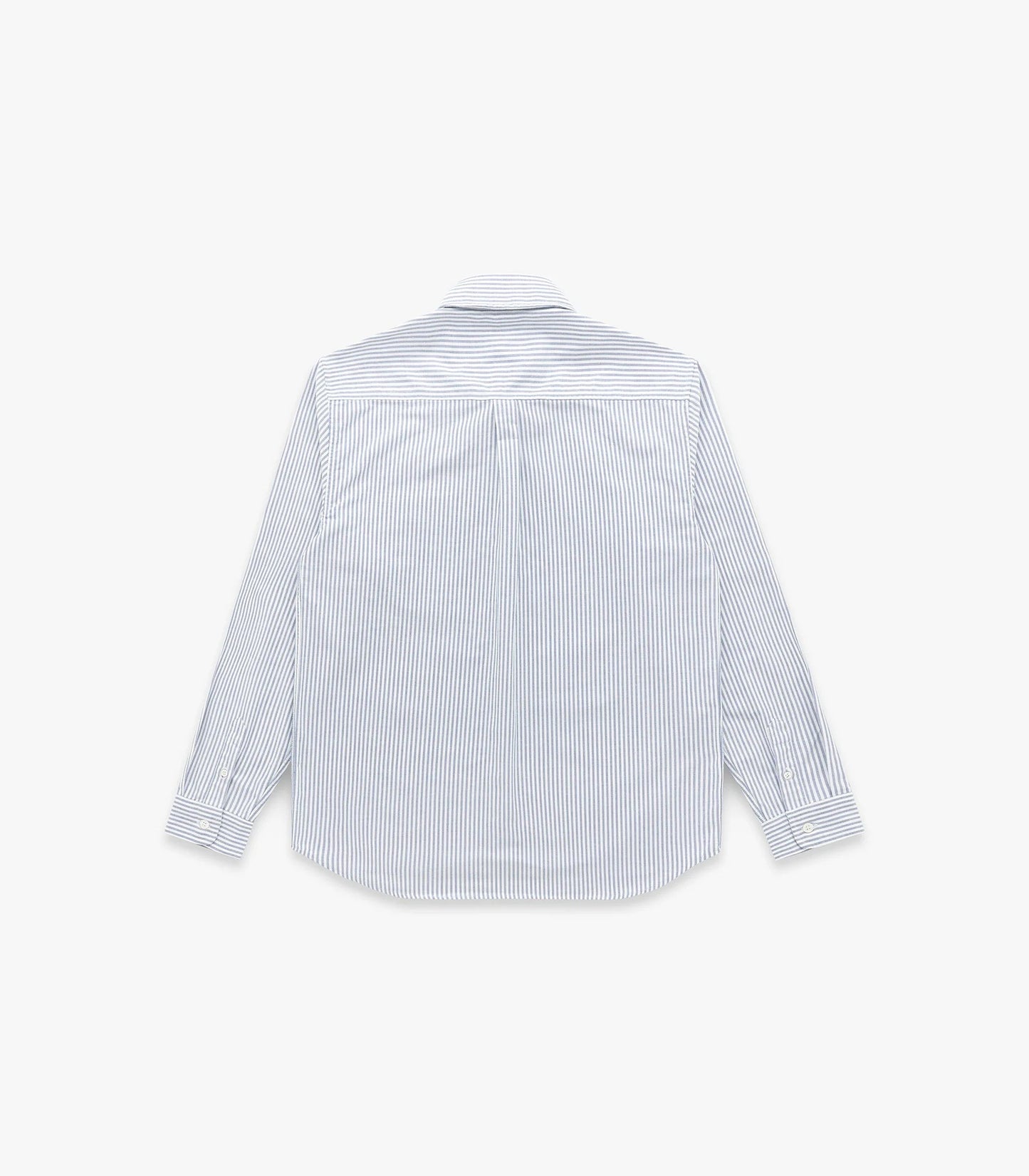 Beefy Coton Oxford - Navy Stripe