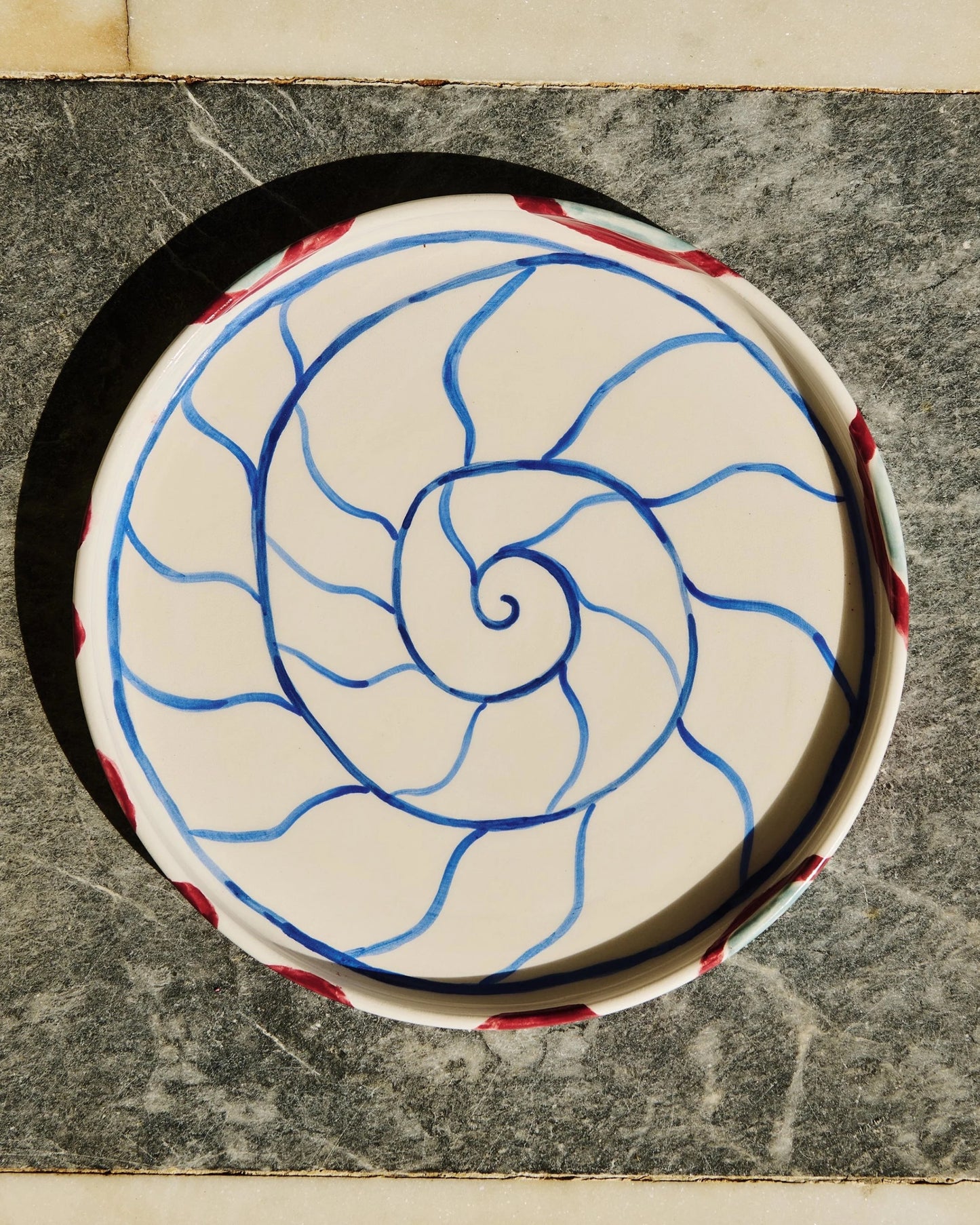 Ceramic Platter - Nautilus