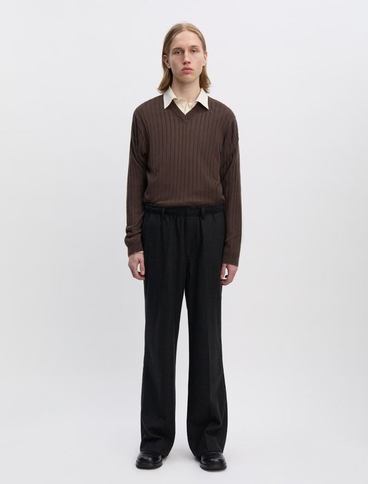 ANOTHER Pants 6.0 Black Pinstripe