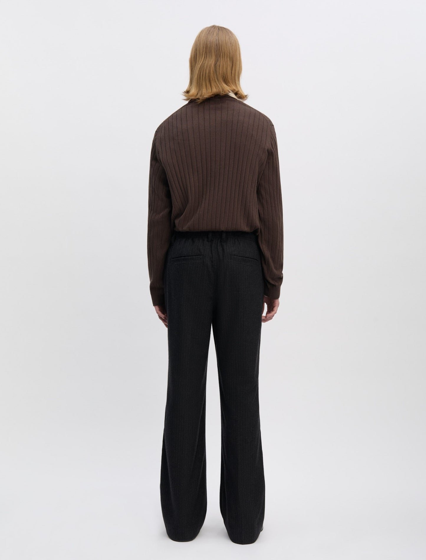 ANOTHER Pants 6.0 Black Pinstripe
