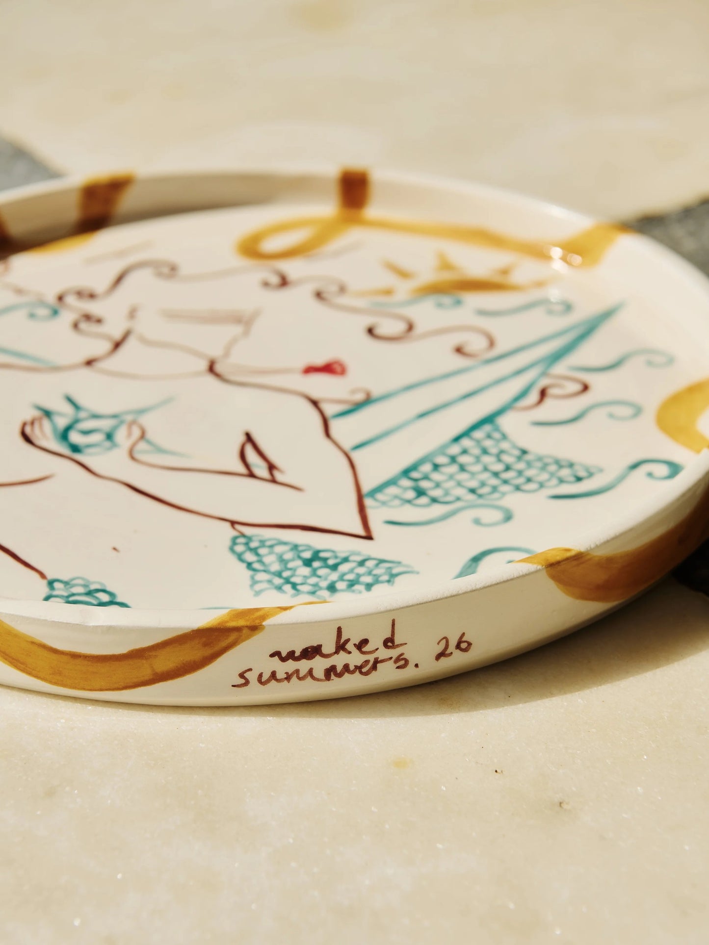 Ceramic Platter - Siren