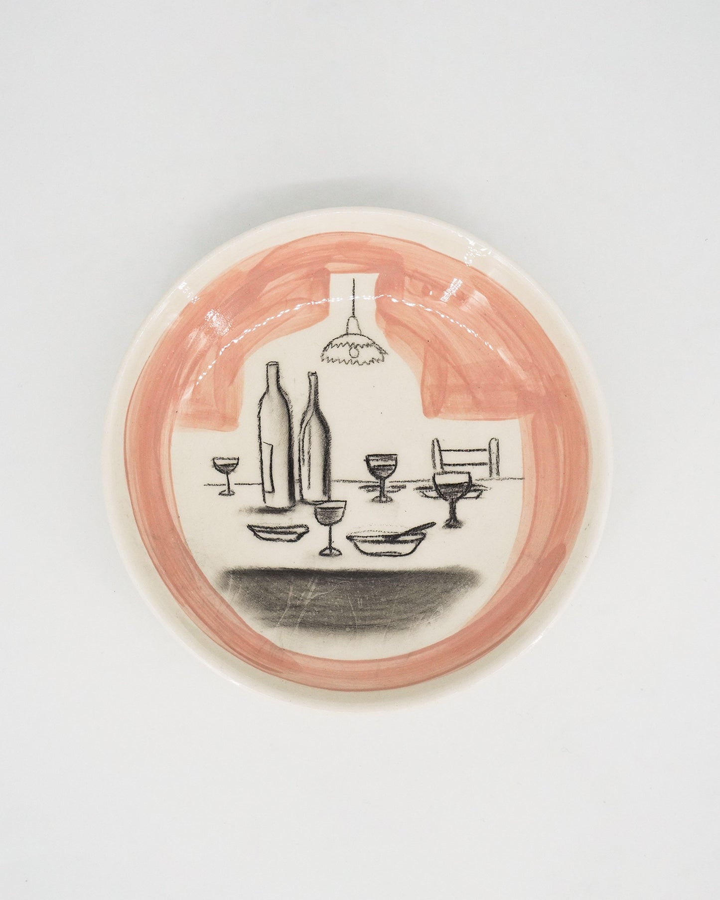 Soup plate - Pinky