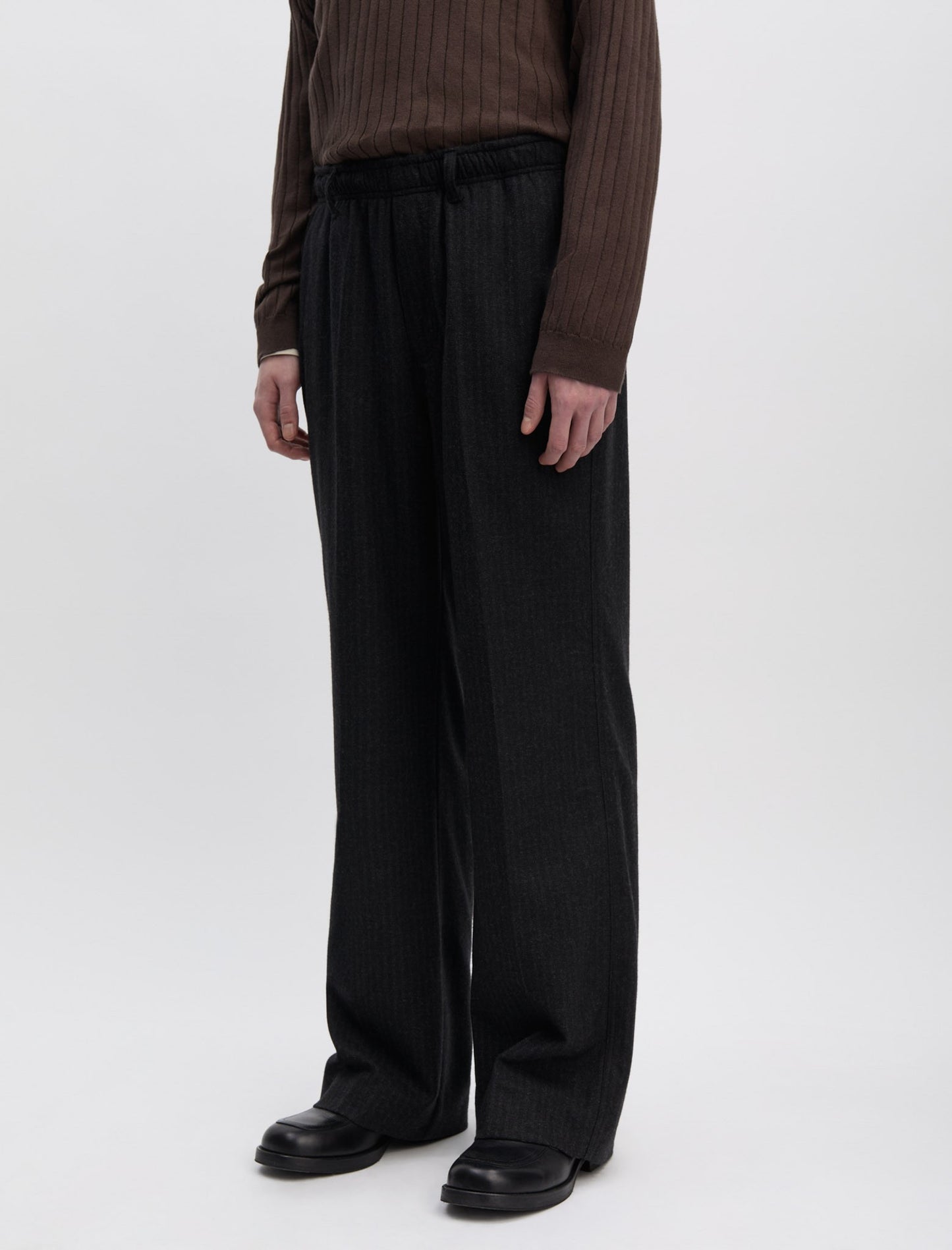 ANOTHER Pants 6.0 Black Pinstripe