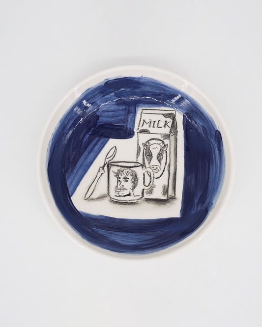 Soup plate - Blue