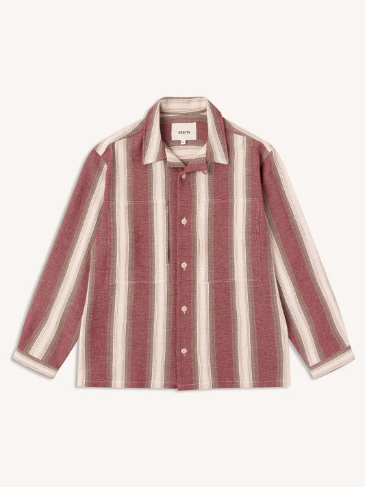 Durno Overshirt Red Brown