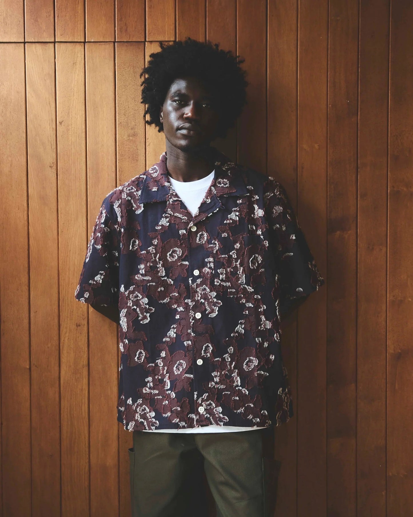 Floral Jacquard Shirt
