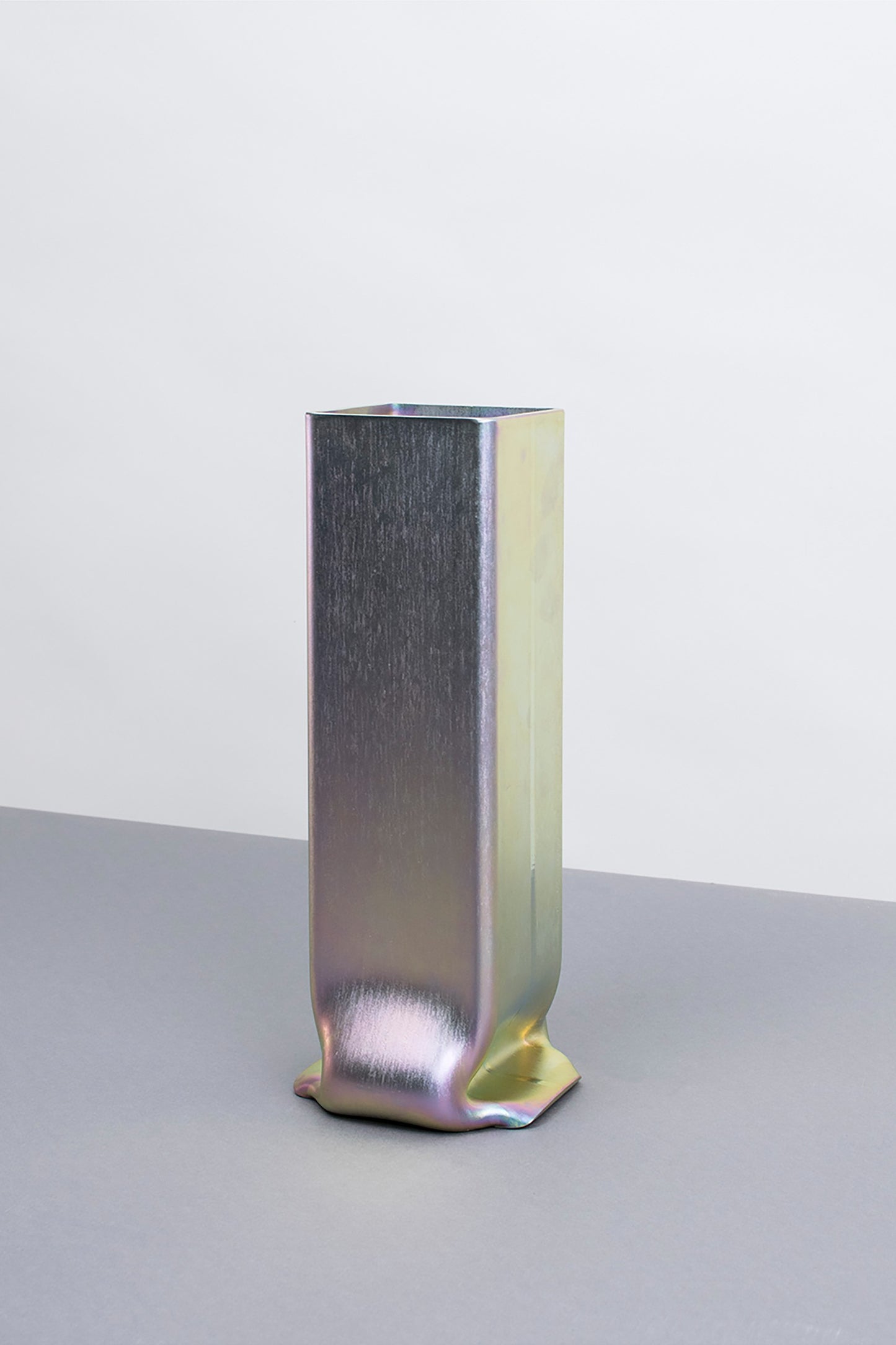 Pressure Vase Square Tall, Zinc