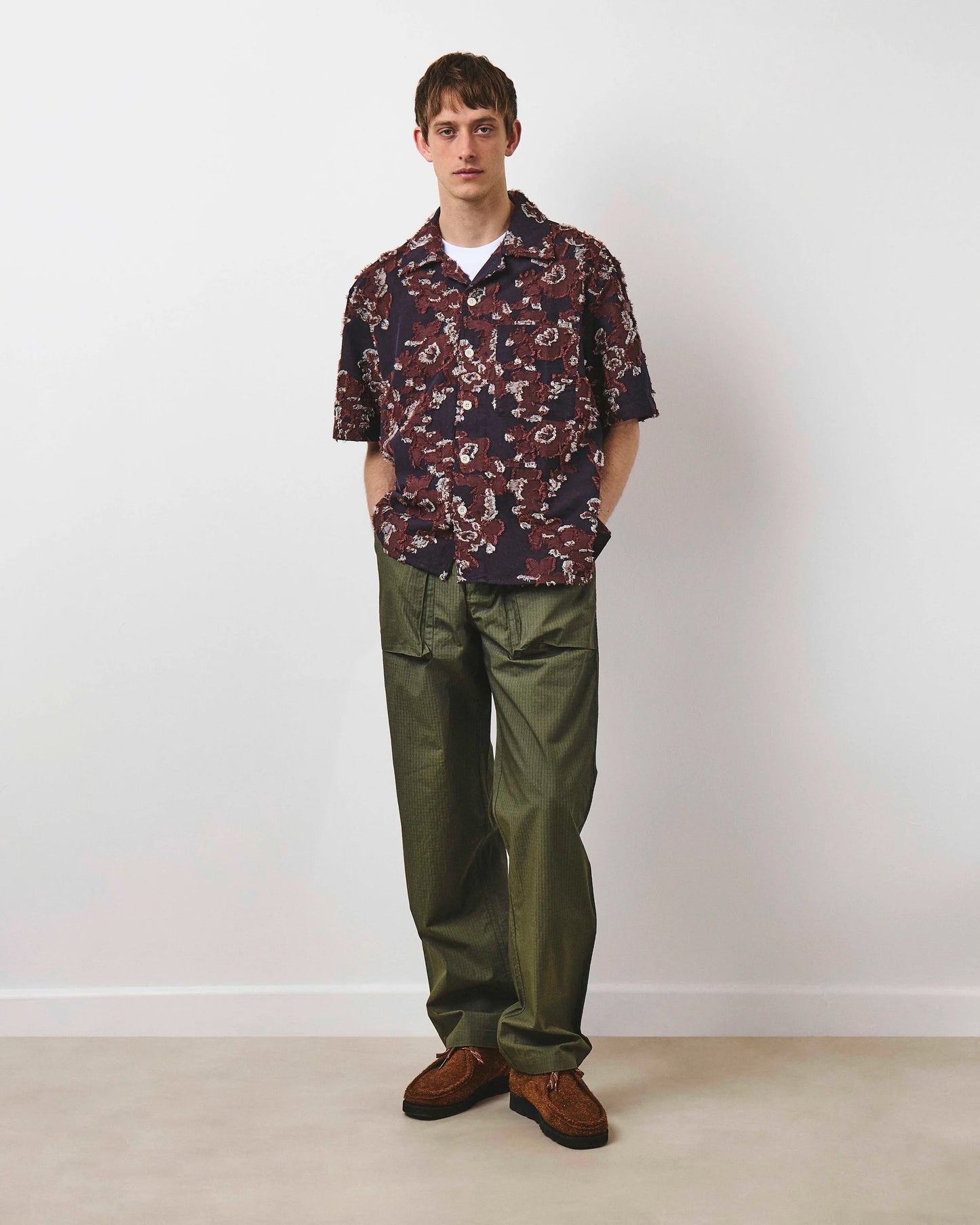 Floral Jacquard Shirt