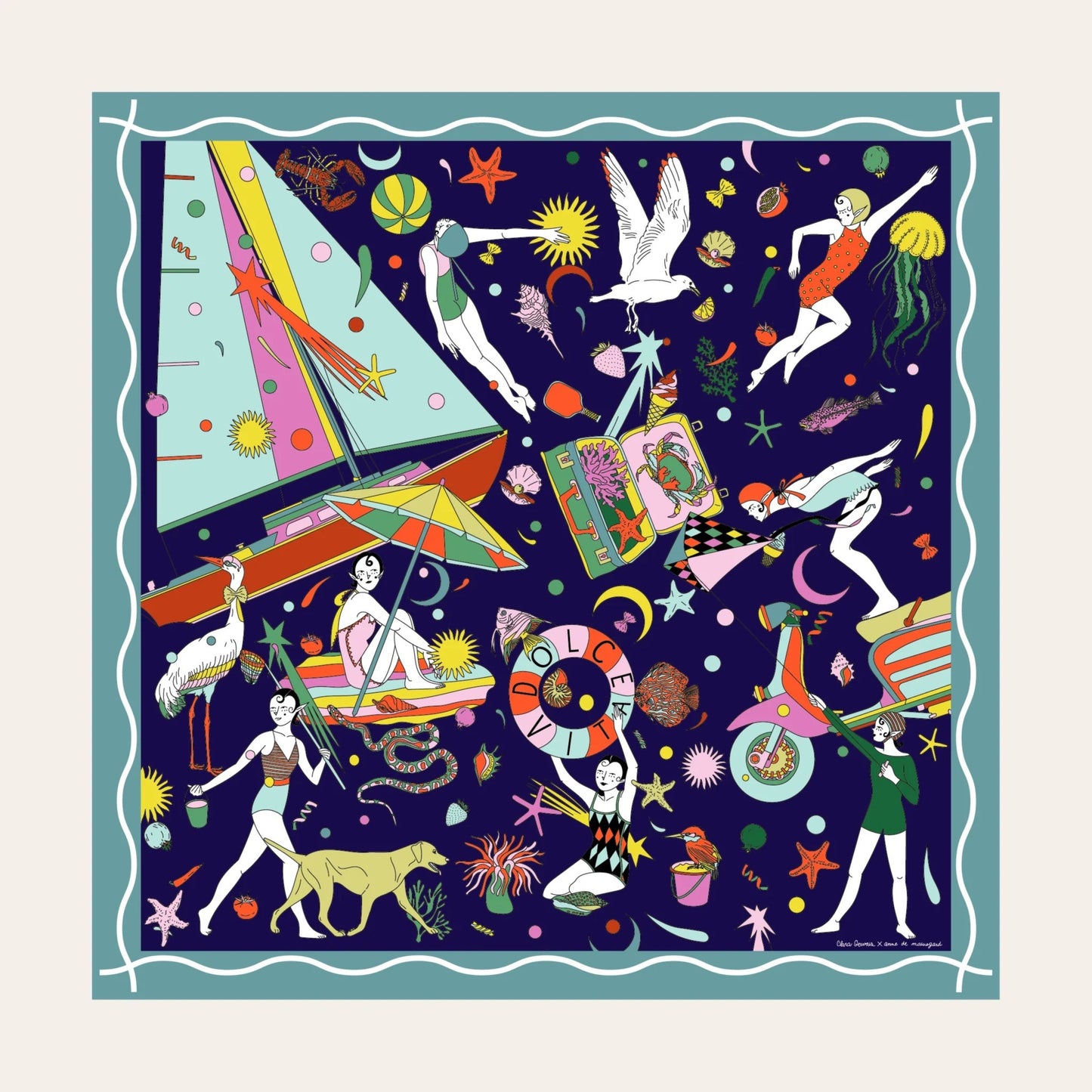 Silk scarf - Dolce Vita