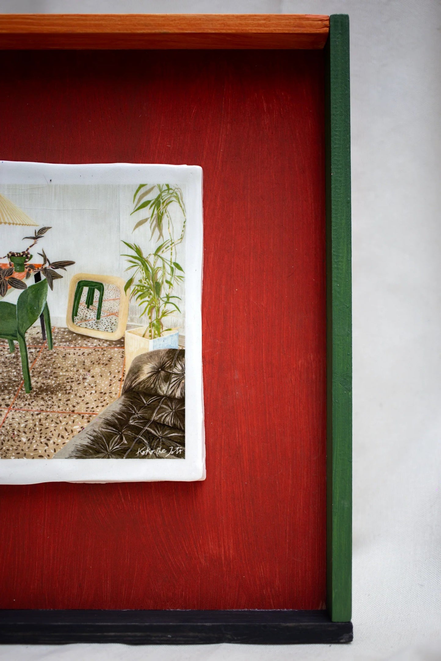 Major Ceramic Painting - His Room Is On Point