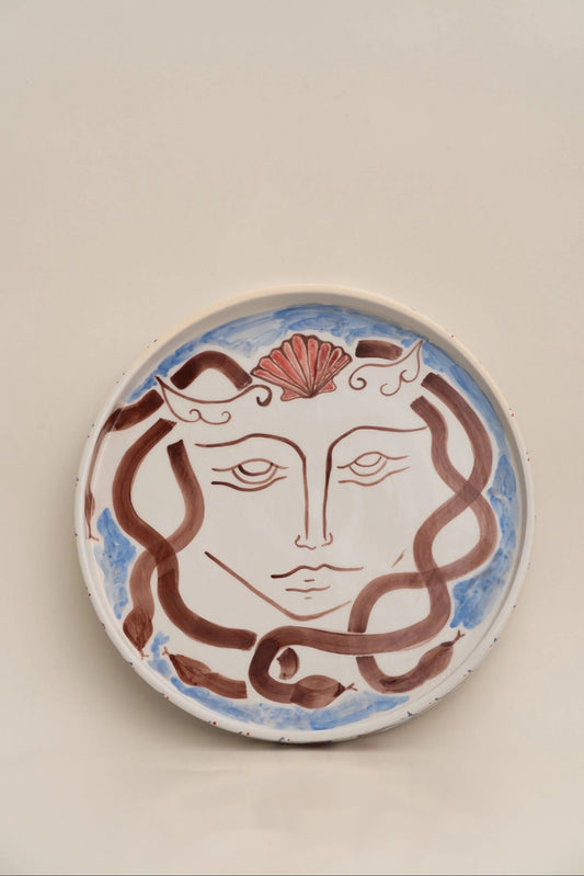 Ceramic Platter - Medusa