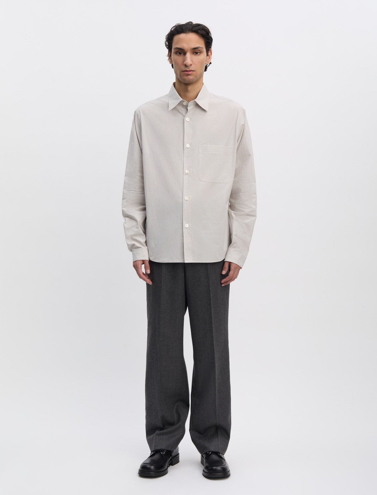 ANOTHER Shirt 4.0 JPN Light Grey Stripe