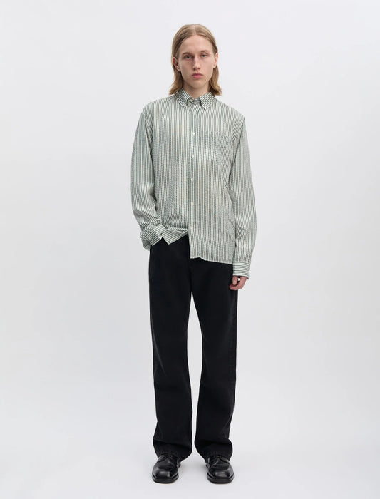 Shirt 1.0 Evergreen White Stripe
