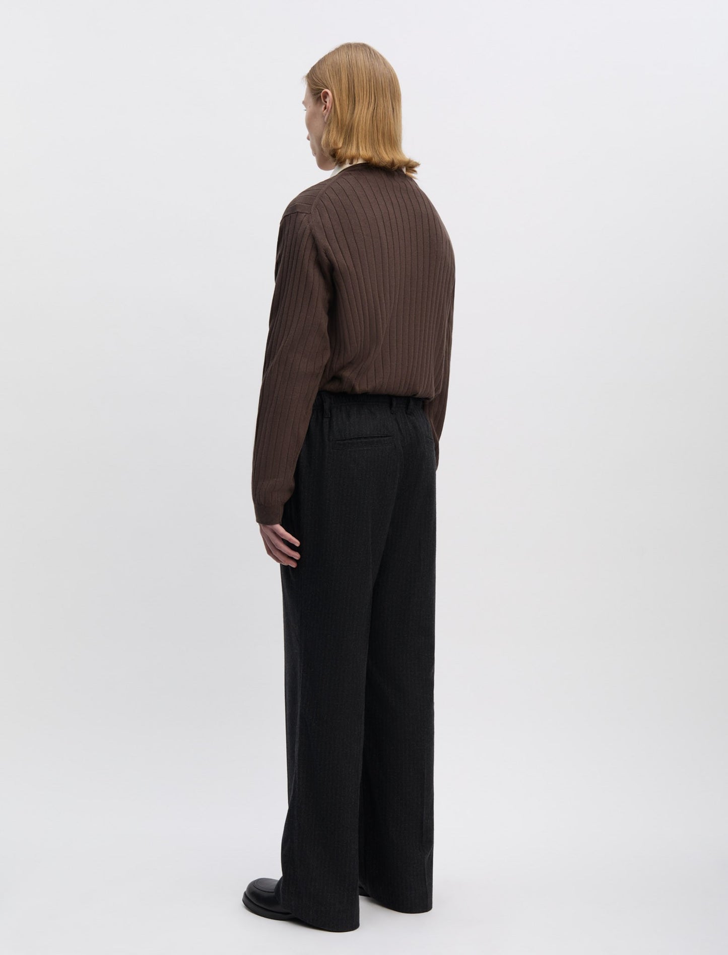 ANOTHER Pants 6.0 Black Pinstripe