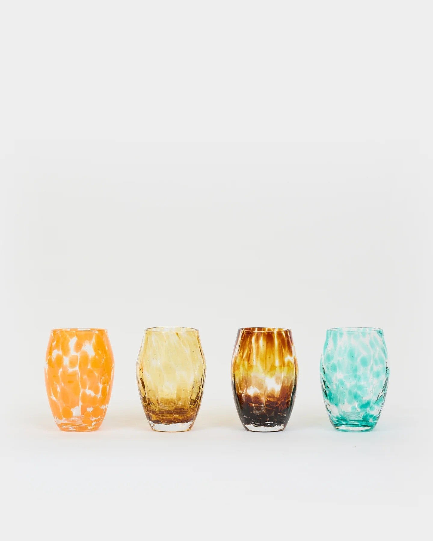 Verre tulipe pigmenté couleurs d'hiver