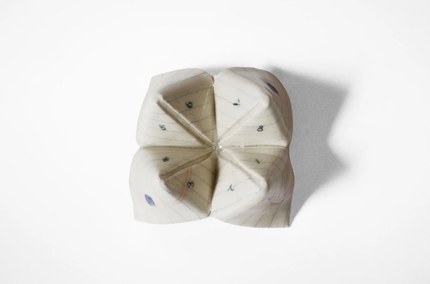 Nerikomi Notepad Origami Fortune Teller Sculpture