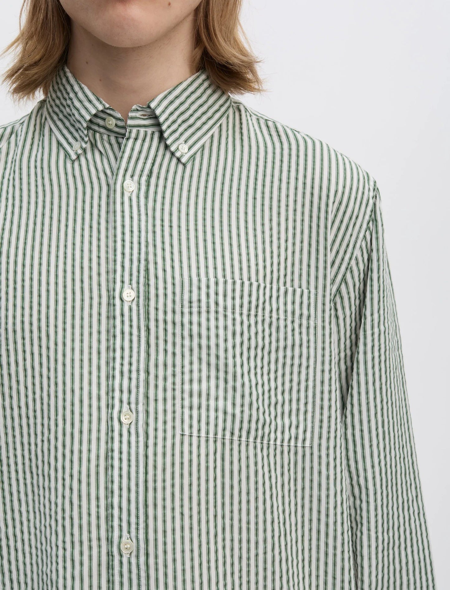 Shirt 1.0 Evergreen White Stripe